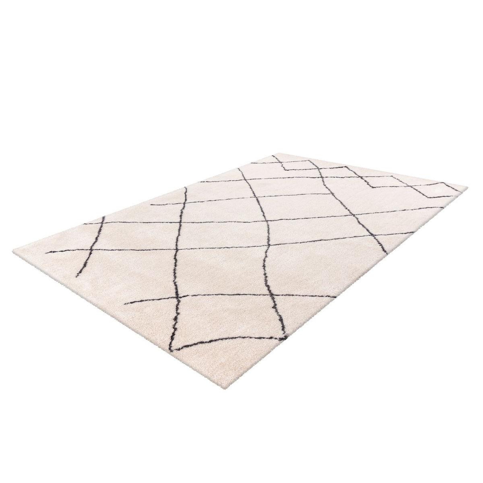 Voir la diapositive 4 : Paris Prix Tapis géométrique  orlando  ivoire