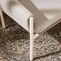 Voir la diapositive 5 : SWEEEK Salon de jardin acier 4 places tissu gris - Kyo