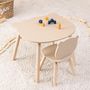 Voir la diapositive 3 : Atmosphera Kids Table Enfant  Douceur  53cm Beige