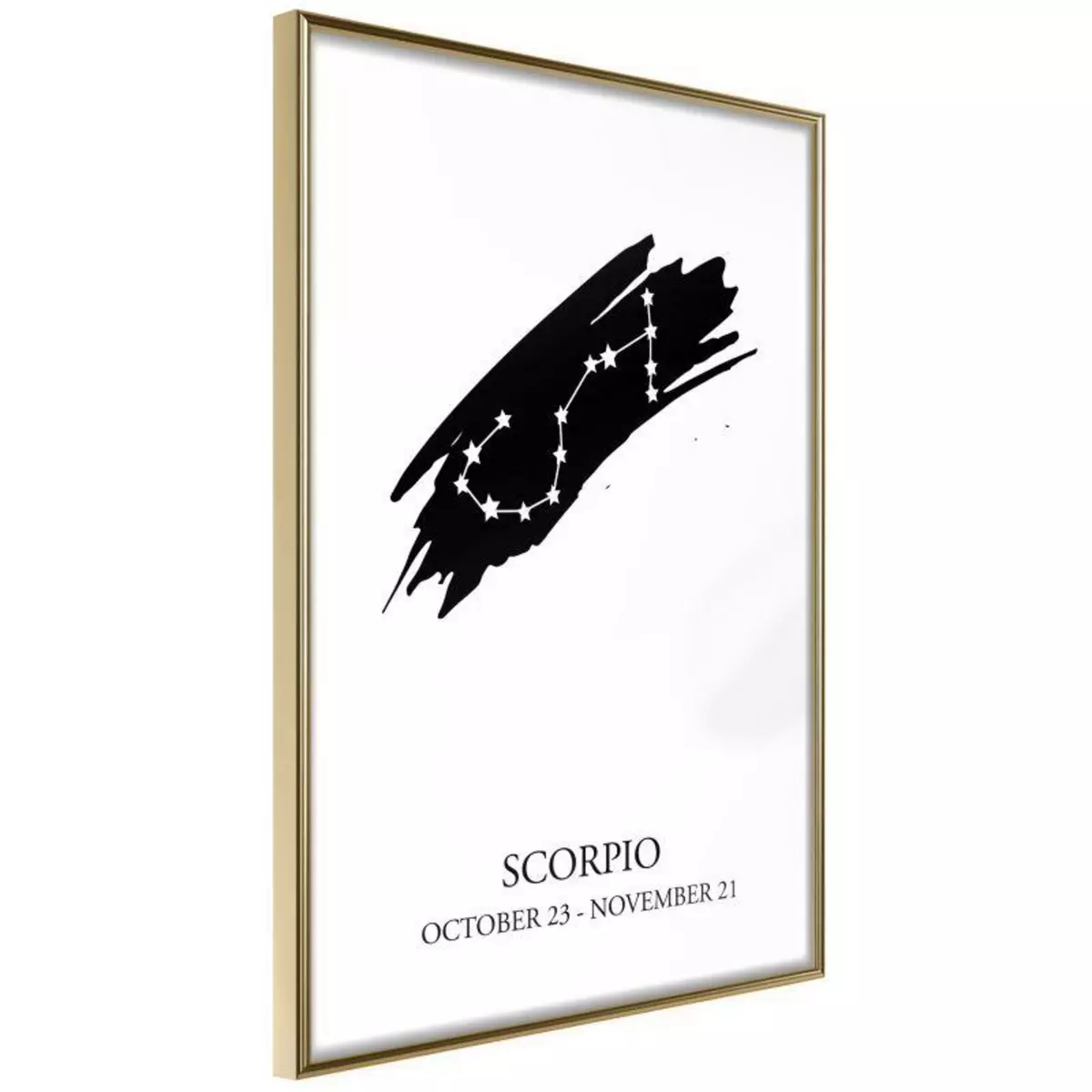 Paris Prix Affiche Murale Encadrée  Zodiac Scorpio I 