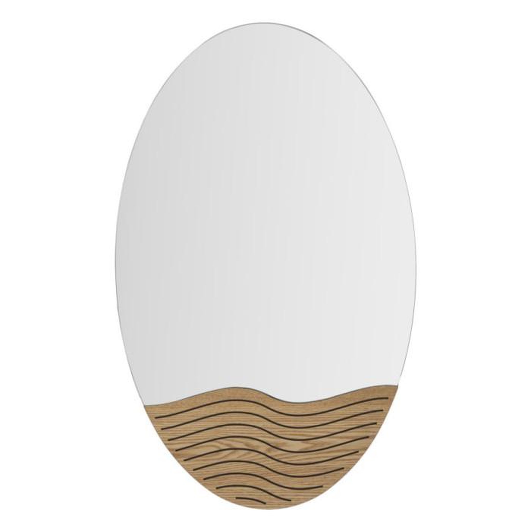 Paris Prix Miroir Mural Déco  Lines  80cm Naturel