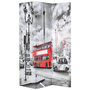 Voir la diapositive 1 : VIDAXL Cloison de separation 120 x 170 cm Bus londonien Noir et blanc