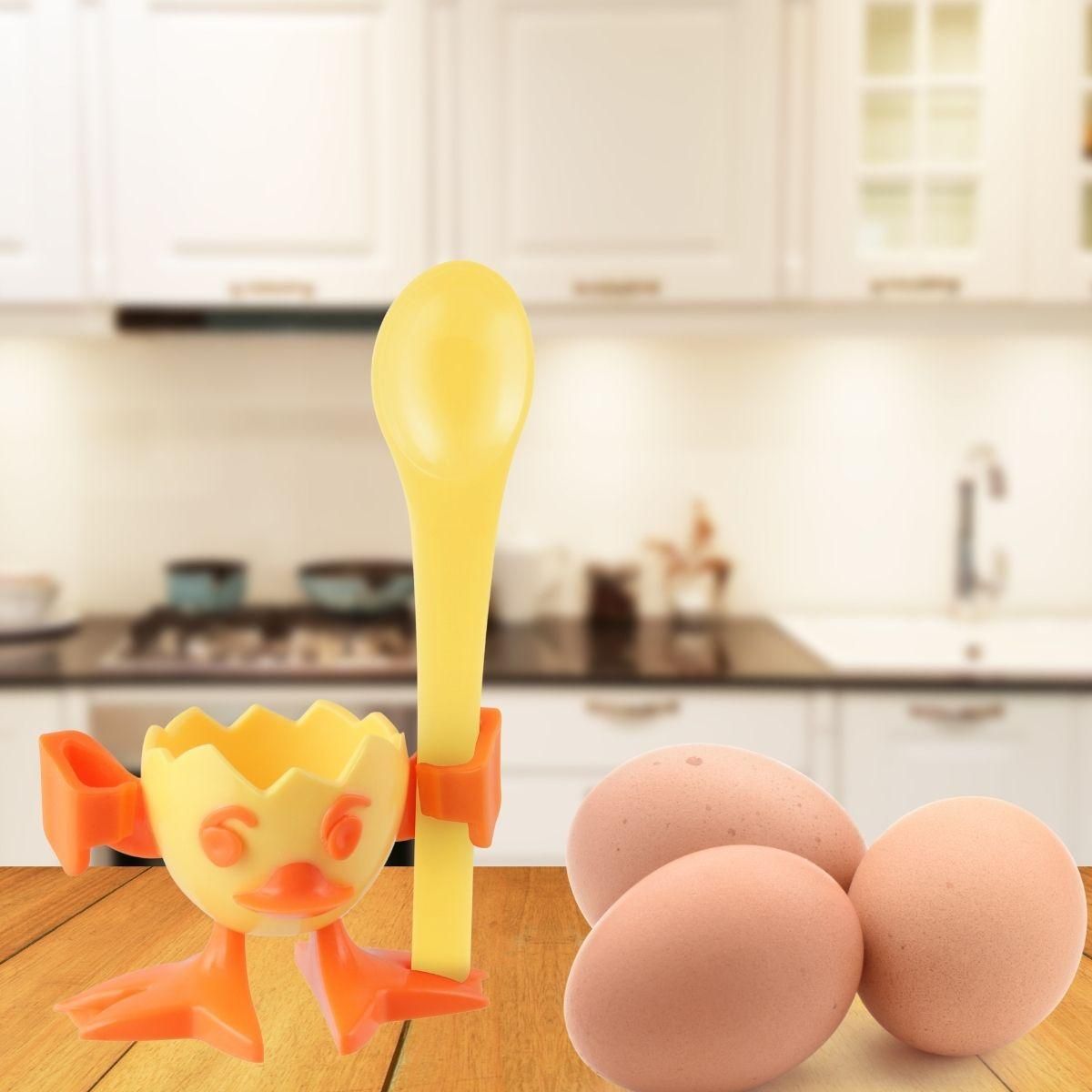 Fackelmann Coquetier avec cuillère Fackelmann Colors Edition