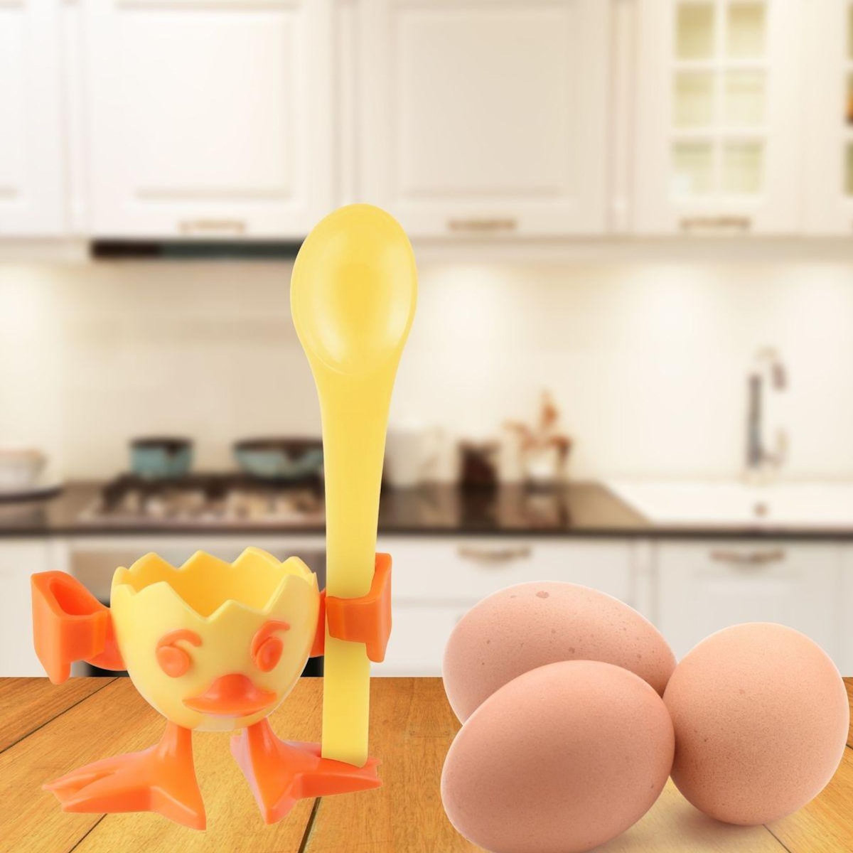 Fackelmann Coquetier avec cuillère Fackelmann Colors Edition