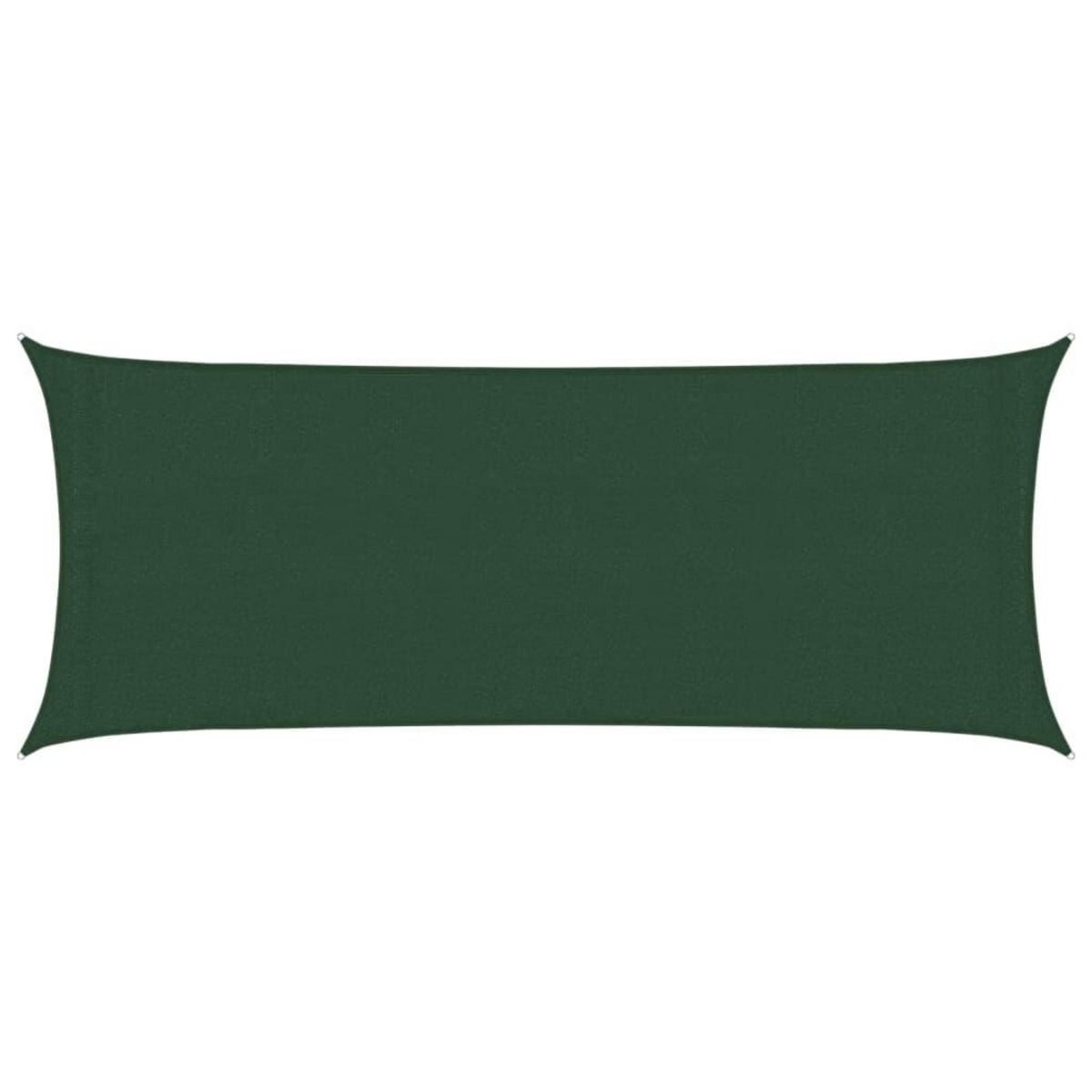 VIDAXL Voile d'ombrage 160 g/m^2 Vert fonce 2x5 m PEHD