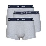 Lacoste X3 Boxers  Homme Lacoste Court. Coloris disponibles : Gris
