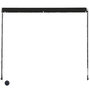 Voir la diapositive 5 : VIDAXL Auvent retractable avec LED 150x150 cm Anthracite