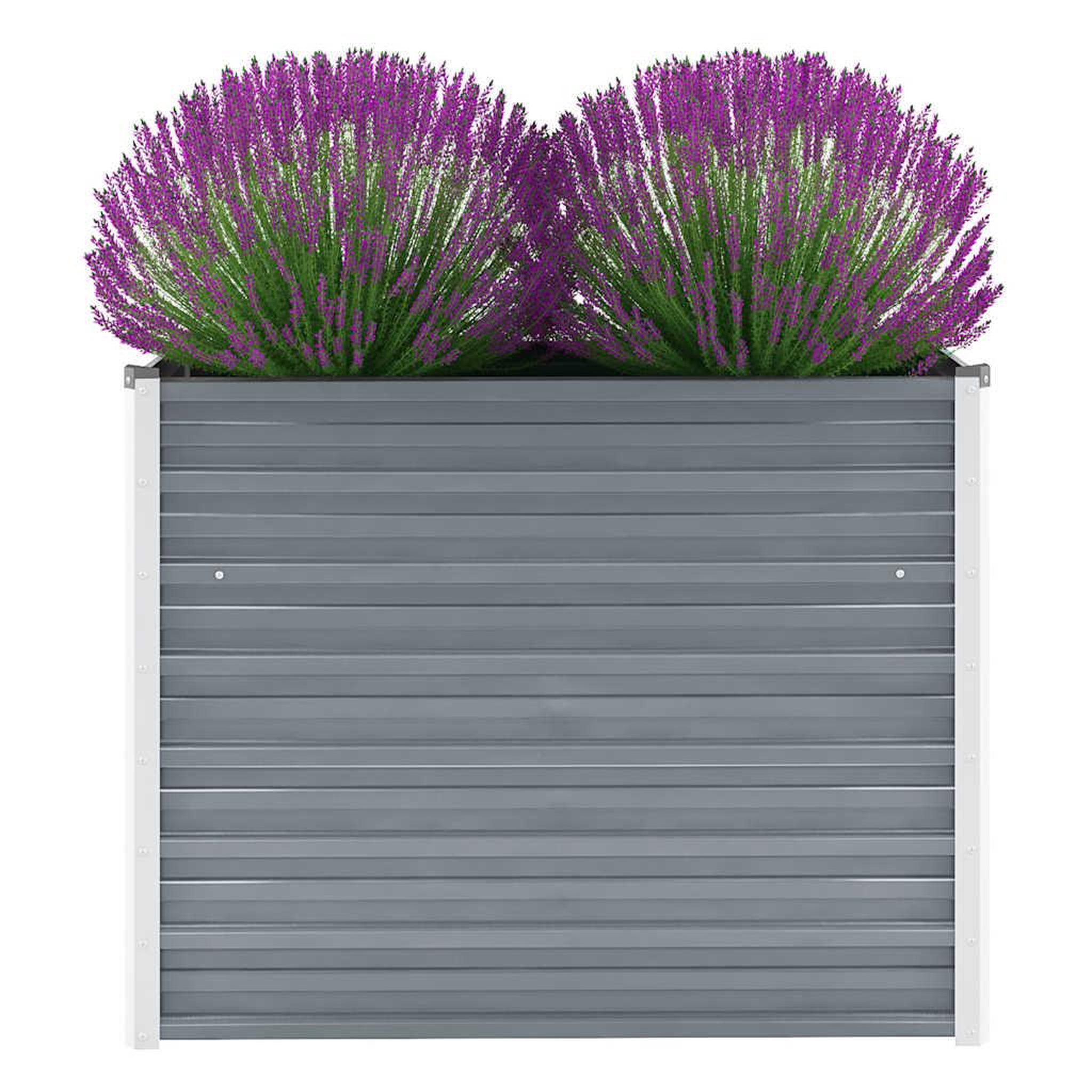 Voir la diapositive 1 : VIDAXL Lit sureleve de jardin Acier galvanise 100x40x77 cm Gris