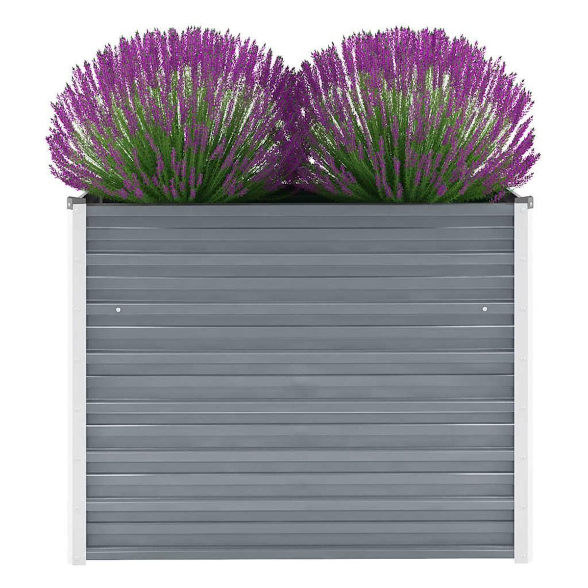 VIDAXL Lit sureleve de jardin Acier galvanise 100x40x77 cm Gris