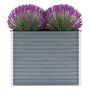 Voir la diapositive 1 : VIDAXL Lit sureleve de jardin Acier galvanise 100x40x77 cm Gris
