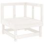 Voir la diapositive 4 : VIDAXL Salon de jardin 5 pcs blanc bois massif de pin