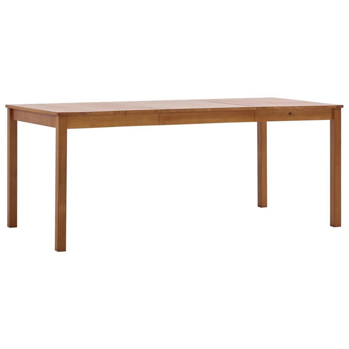 VIDAXL Table a manger Marron miel 180x90x73 cm Bois de pin