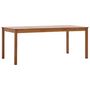 Voir la diapositive 1 : VIDAXL Table a manger Marron miel 180x90x73 cm Bois de pin