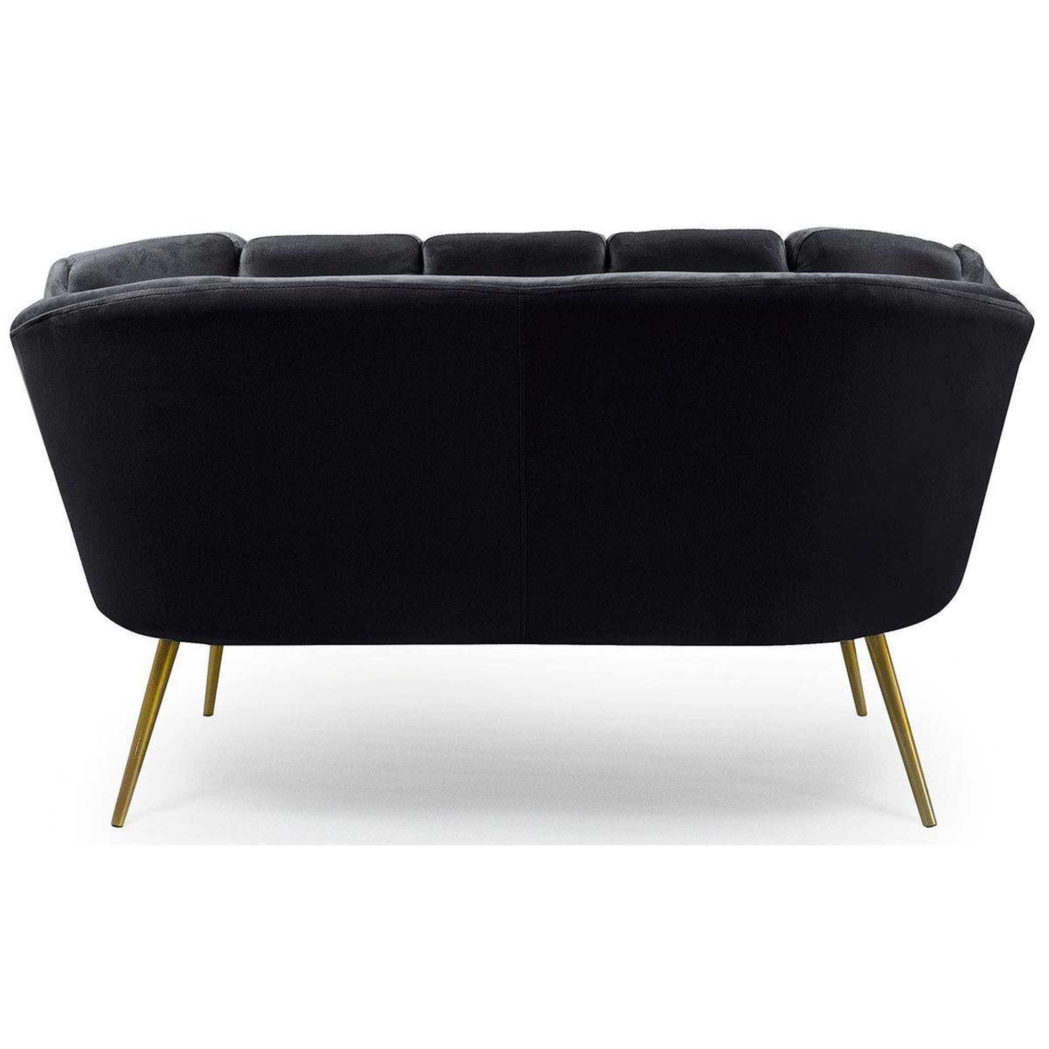 Voir la diapositive 6 : Paris Prix Canapé 2 places en velours  dabren  138cm noir