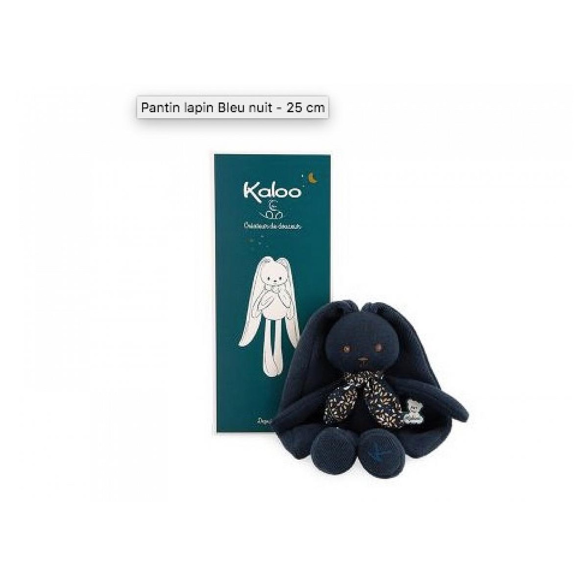 Kaloo Lapinoo Pantin lapin bleu nuit small