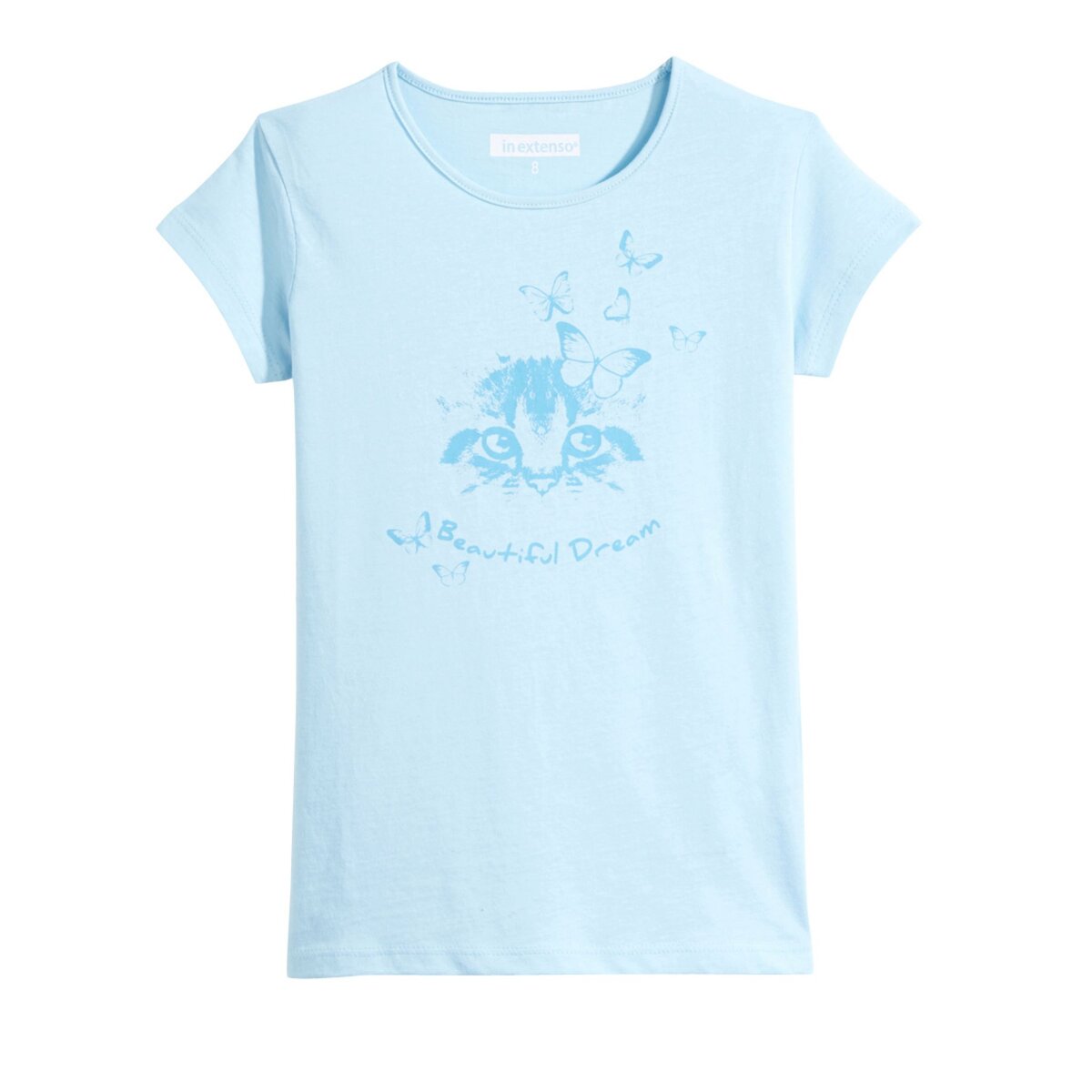 IN EXTENSO Tee-shirt manches courtes Papillons fille