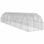 Voir la diapositive 5 : VIDAXL Poulailler 2,5x12x2,25 m acier galvanise