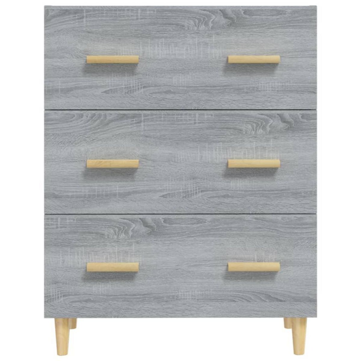 VIDAXL Buffet Sonoma gris 70x34x90 cm Bois d'ingenierie
