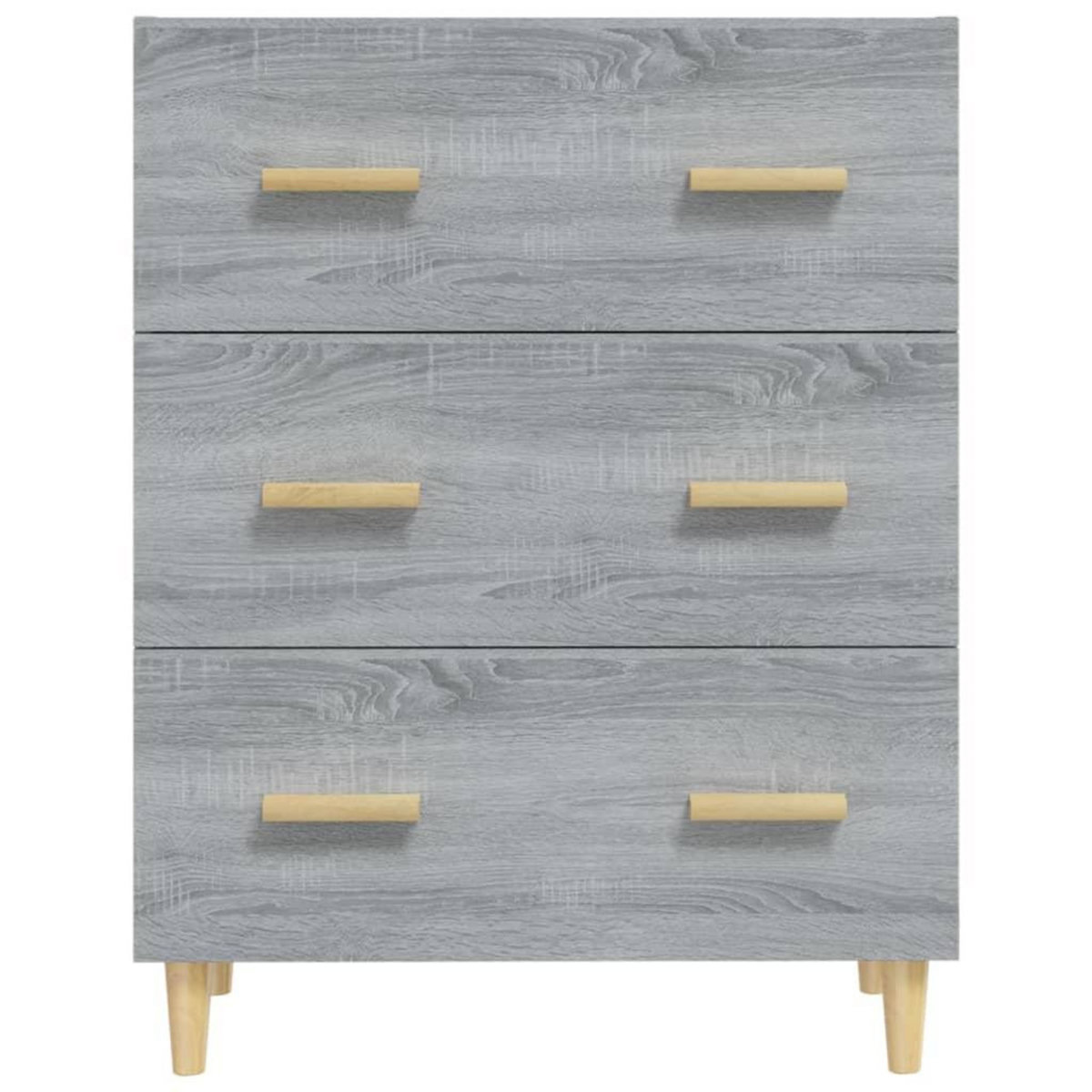 VIDAXL Buffet Sonoma gris 70x34x90 cm Bois d'ingenierie
