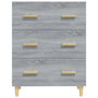 Voir la diapositive 3 : VIDAXL Buffet Sonoma gris 70x34x90 cm Bois d'ingenierie