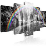 Paris Prix Tableau Imprimé  Rainbow on Grays. Coloris disponibles : Multicolore