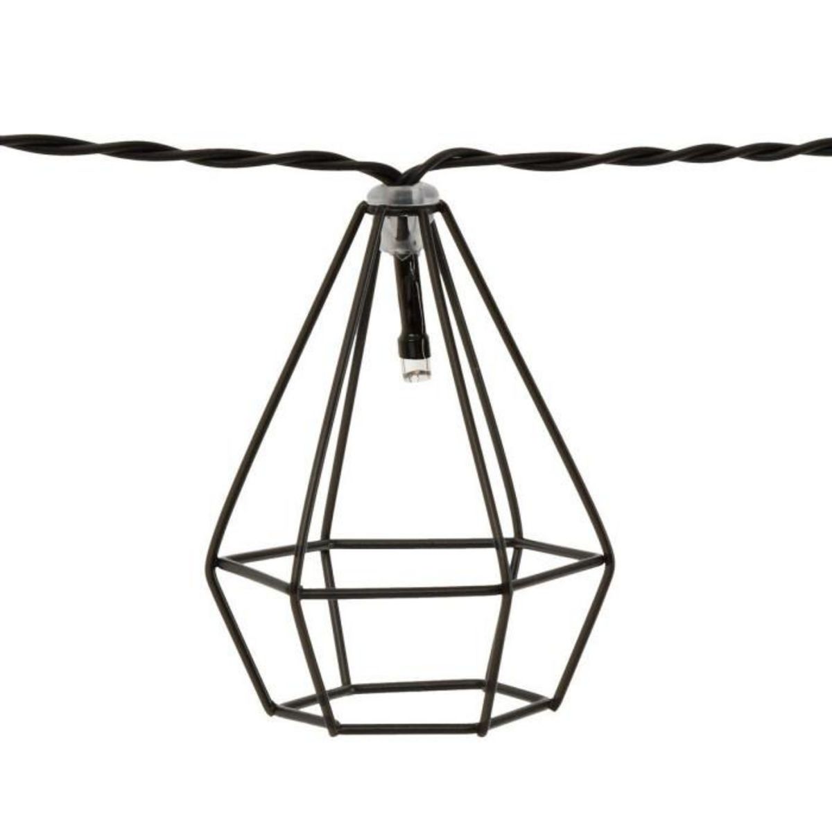 ATMOSPHERA Guirlande Solaire Extérieur  Flave  335cm Noir