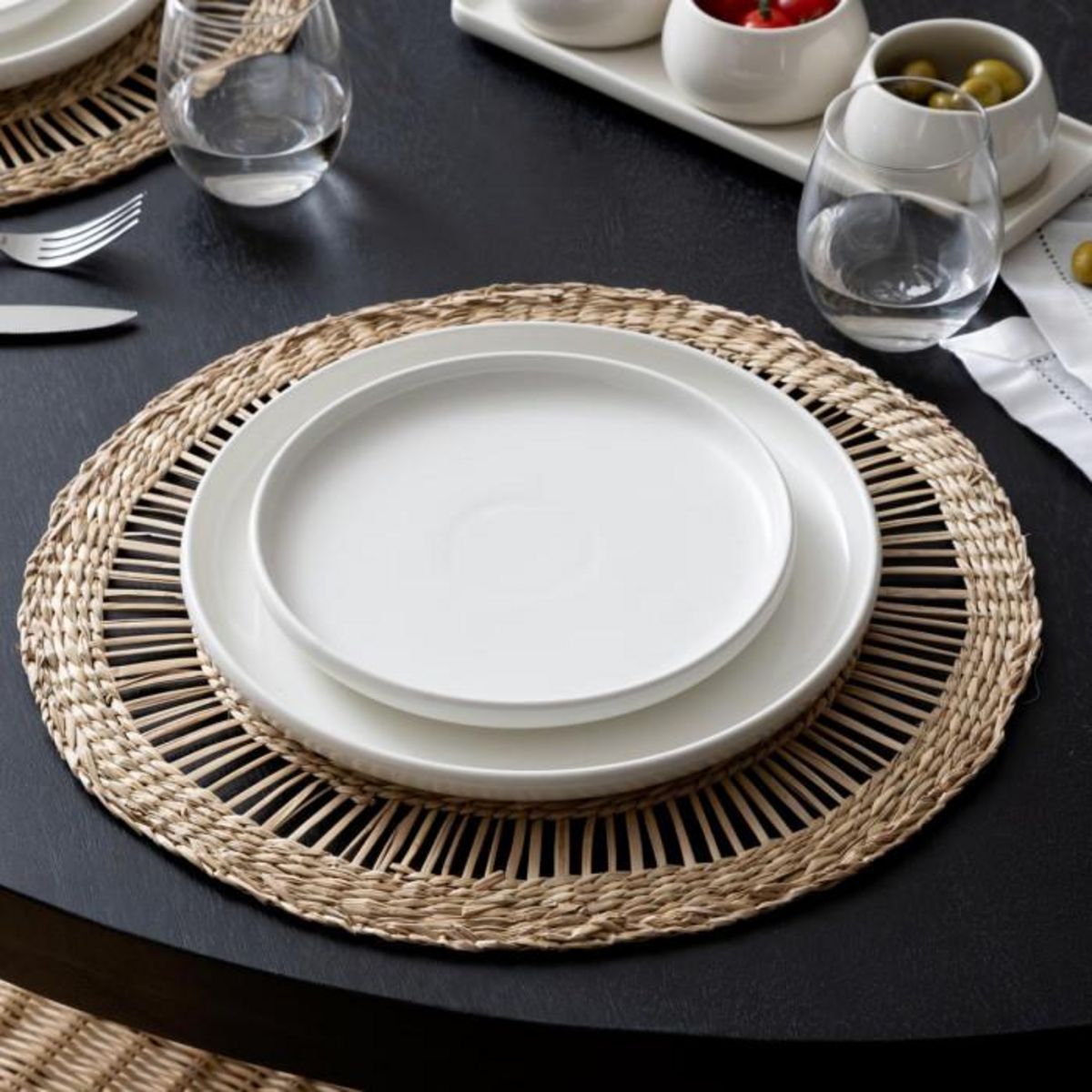 SECRET DE GOURMET Set de Table Déco  Spring Water  38cm Naturel