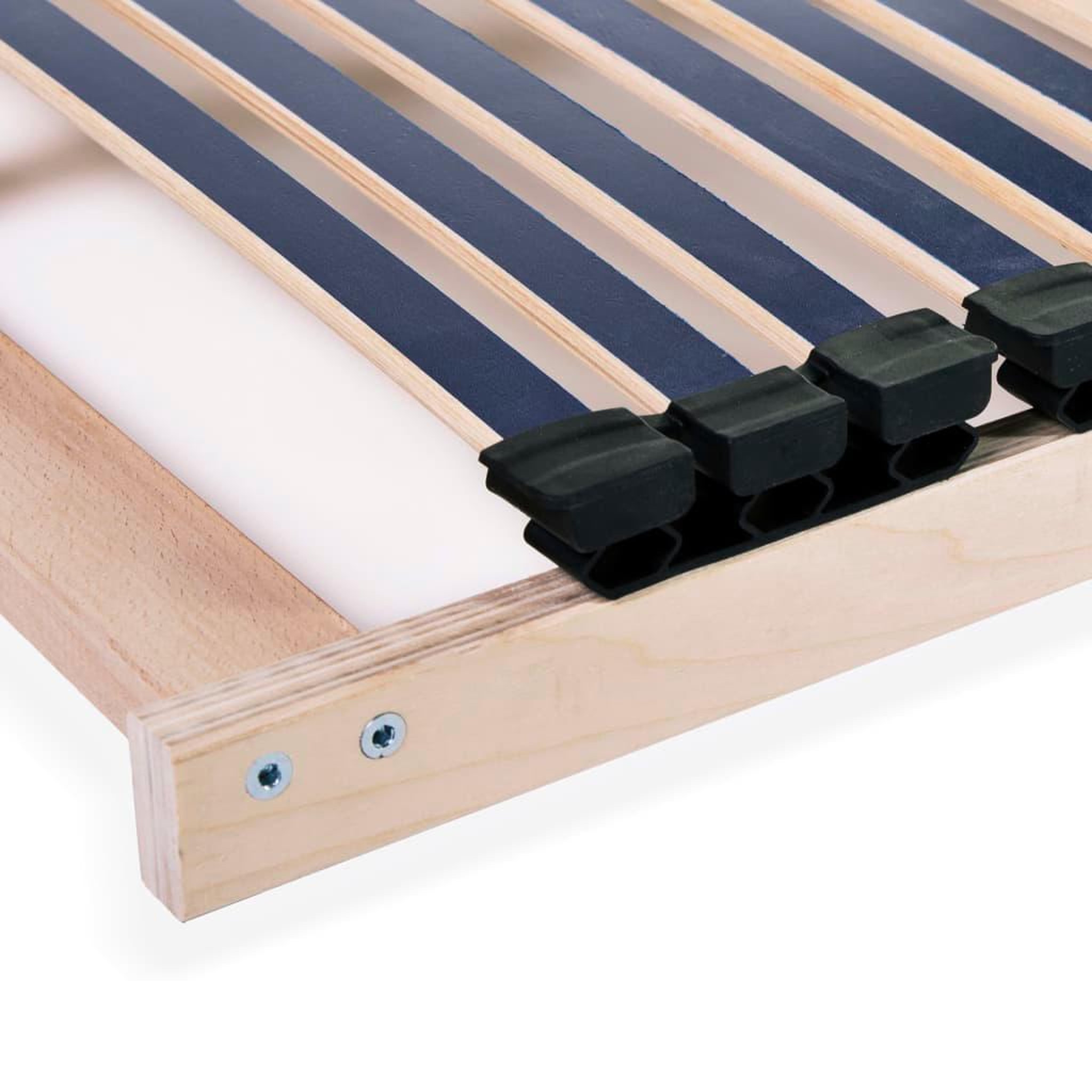 Voir la diapositive 4 : VIDAXL Sommier a lattes sans matelas avec 42 lattes 7 zones 140x200 cm