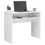 Voir la diapositive 3 : VIDAXL Bureau Blanc brillant 90x50x74 cm Bois d'ingenierie