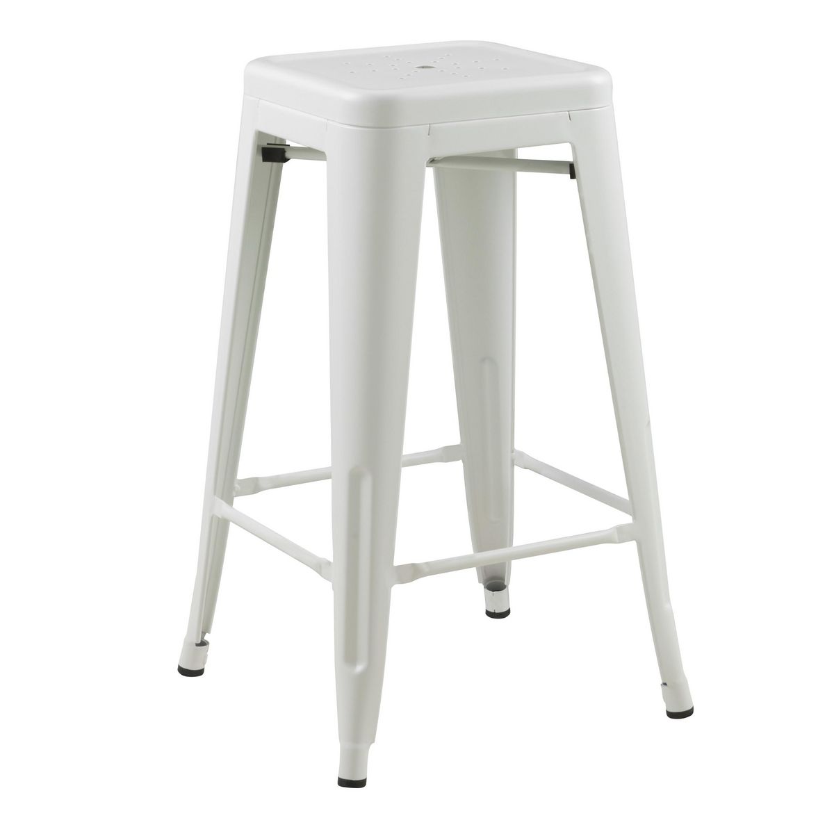 Rendez vous déco Lot de 2 tabourets pour îlot central 66 cm en métal cuivre mat - Indus