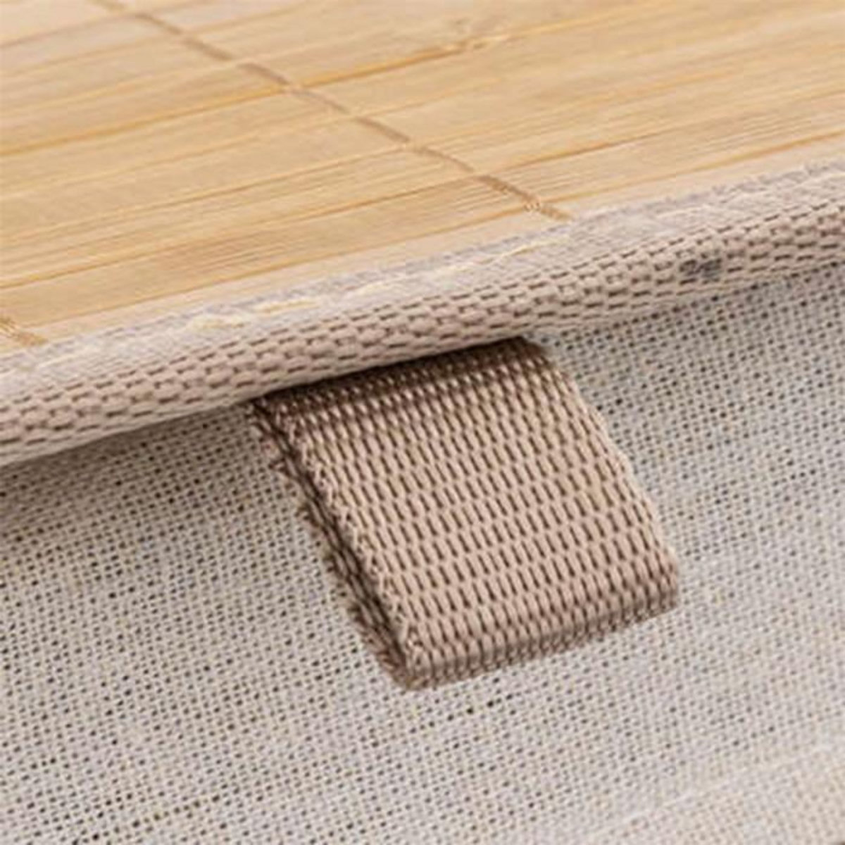 FIVE Panier à Linge en Bambou  Palawan  50L Multicolore