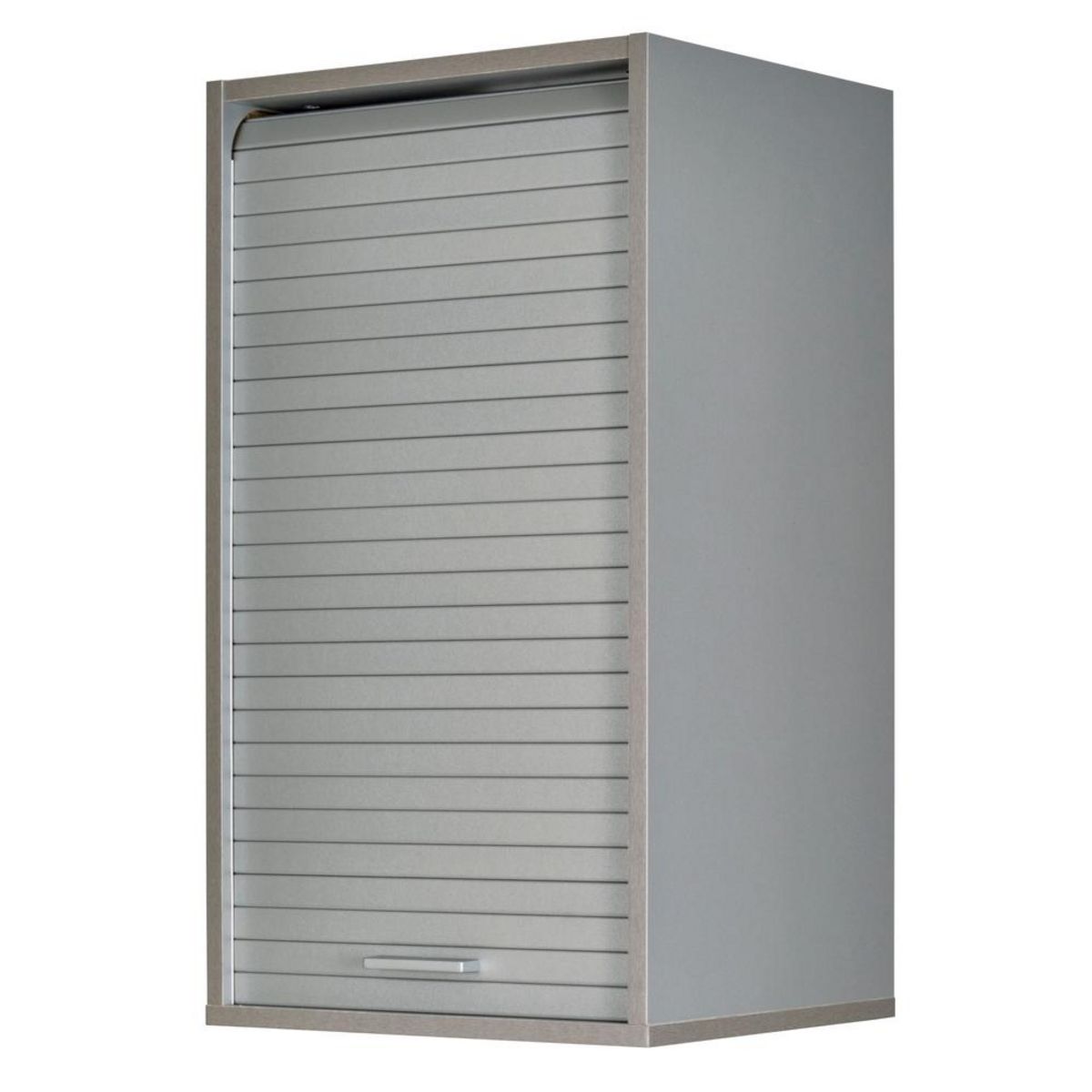 Rangement de cuisine à rideau coloris aluminium L40 cm - COOKING