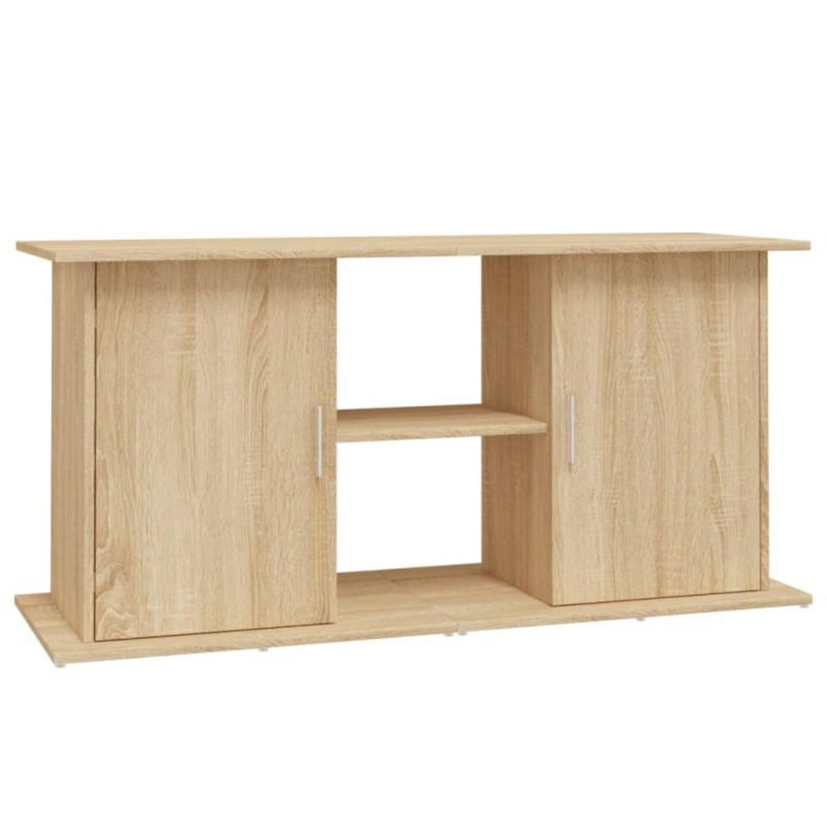 VIDAXL Support d aquarium chêne sonoma 121x41x58 cm bois d ingénierie