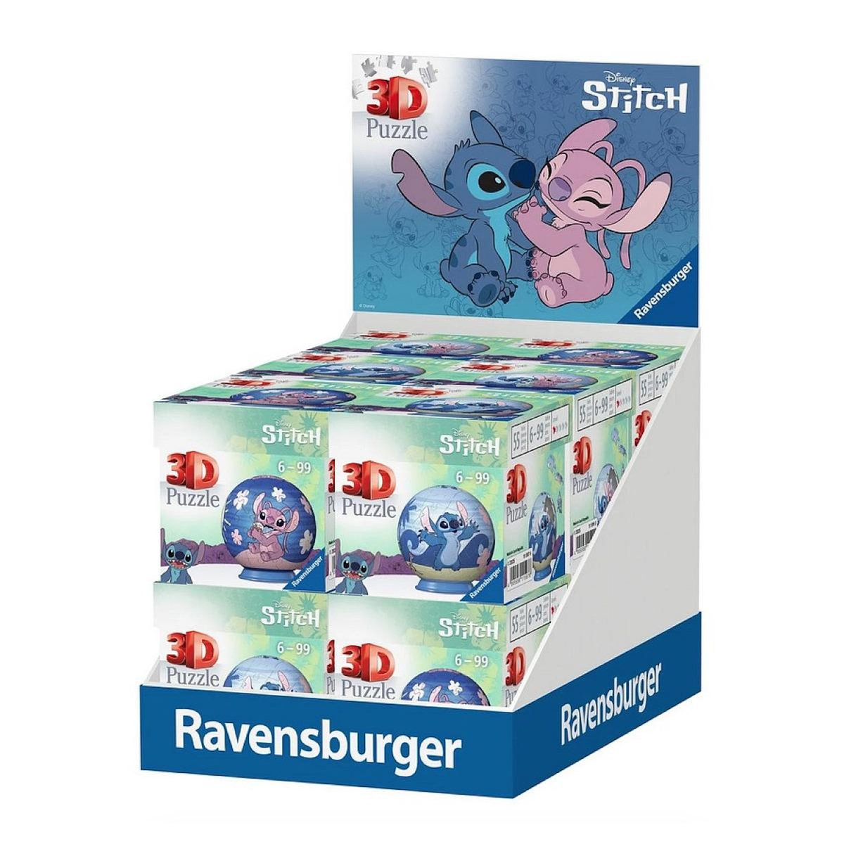 RAVENSBURGER Puzzle ball 54p Stitch asst