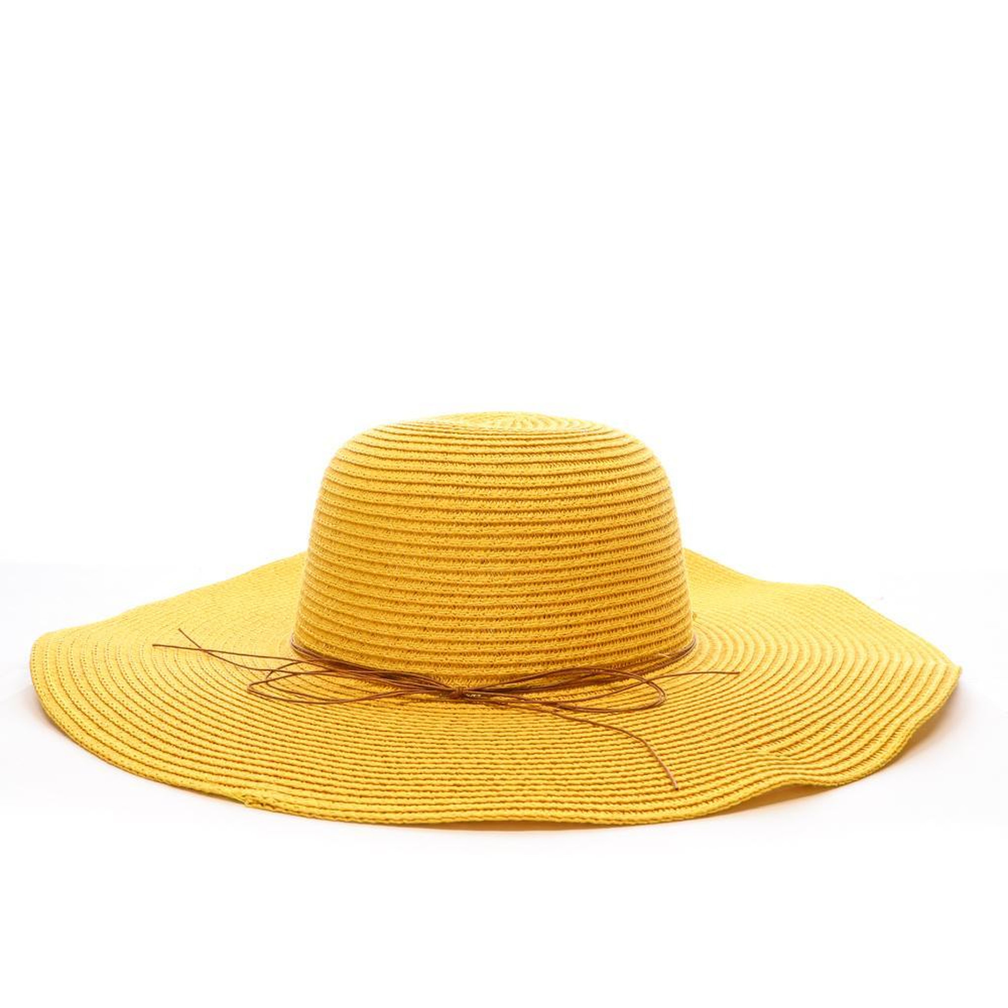 Voir la diapositive 5 : Vero Moda Capeline en paille à large bord jaune via lorenzo mimosa