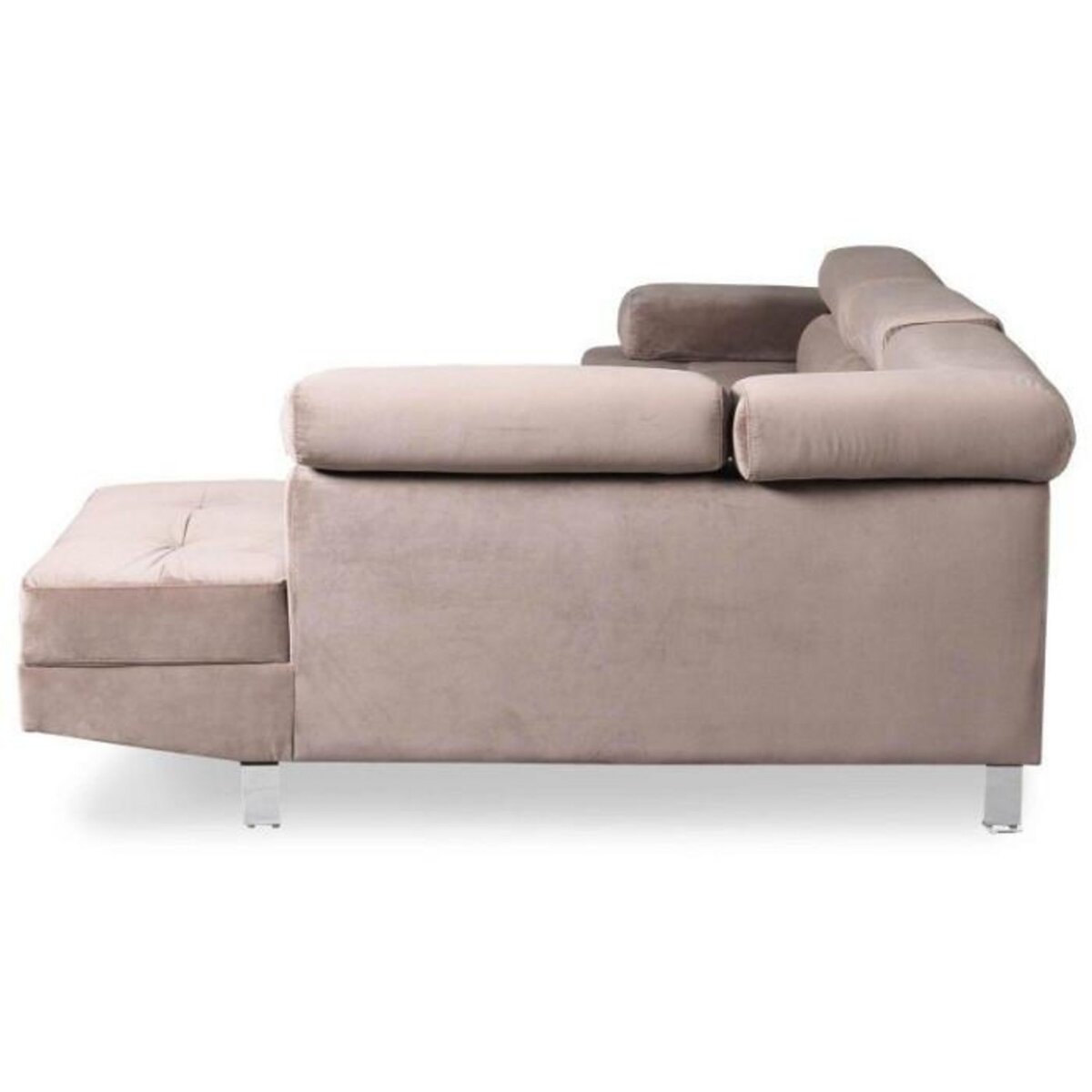 Paris Prix Canapé d'Angle Droit  Têtière  260cm Taupe