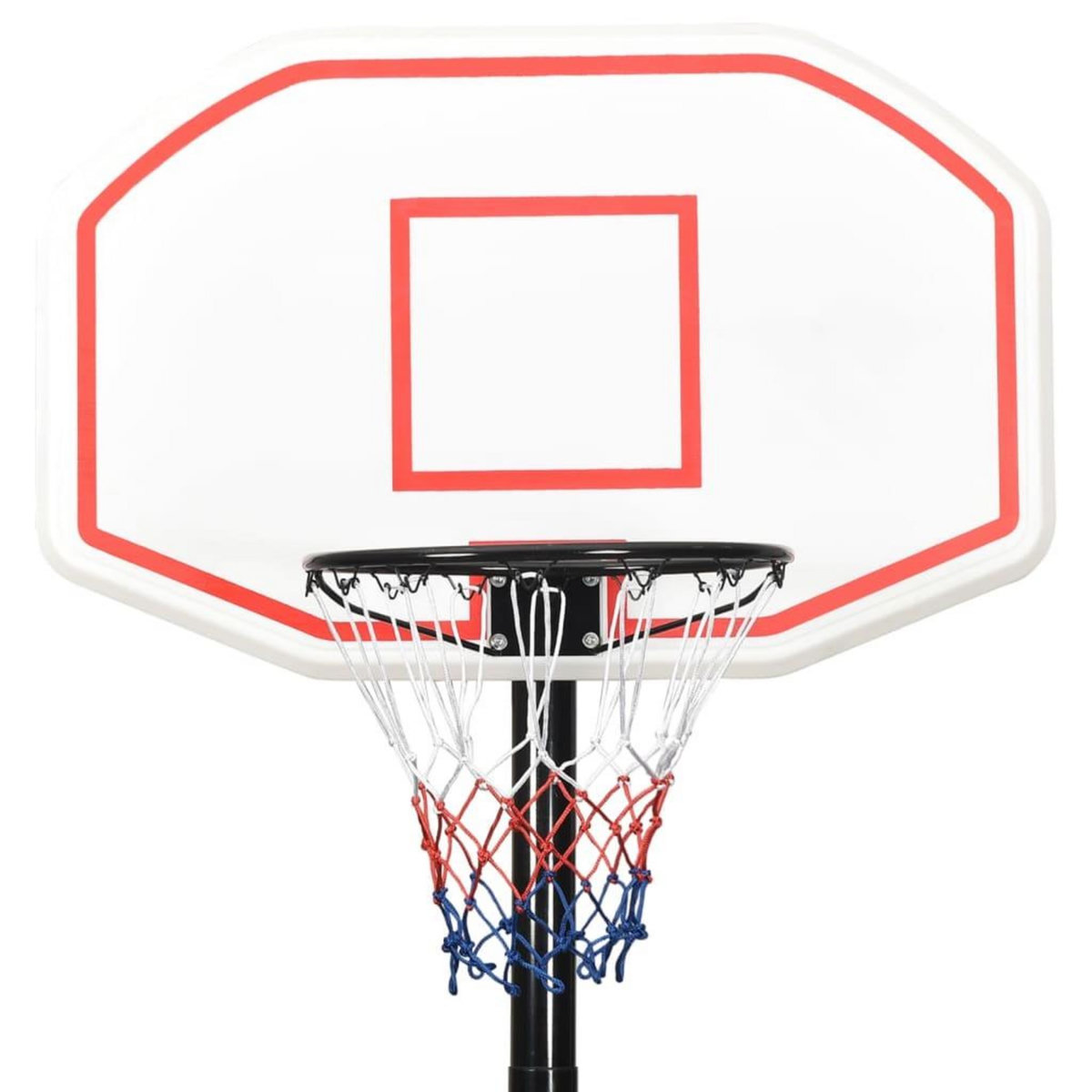 VIDAXL Support de basket-ball Blanc 258-363 cm Polyethylene