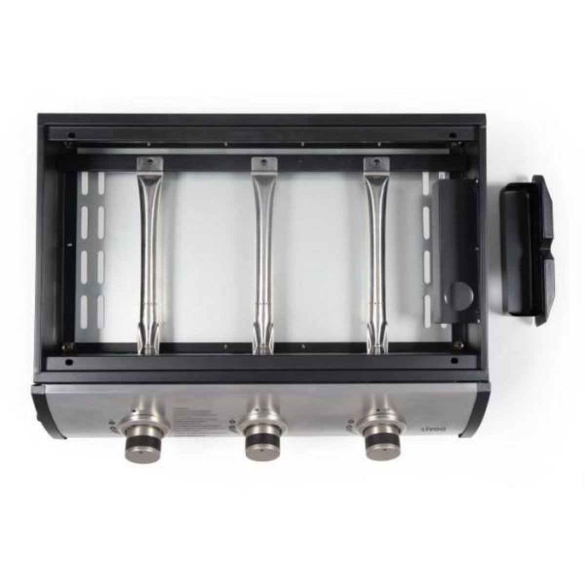 AAAAA Plancha gaz 3 bruleurs 61 x 38 cm