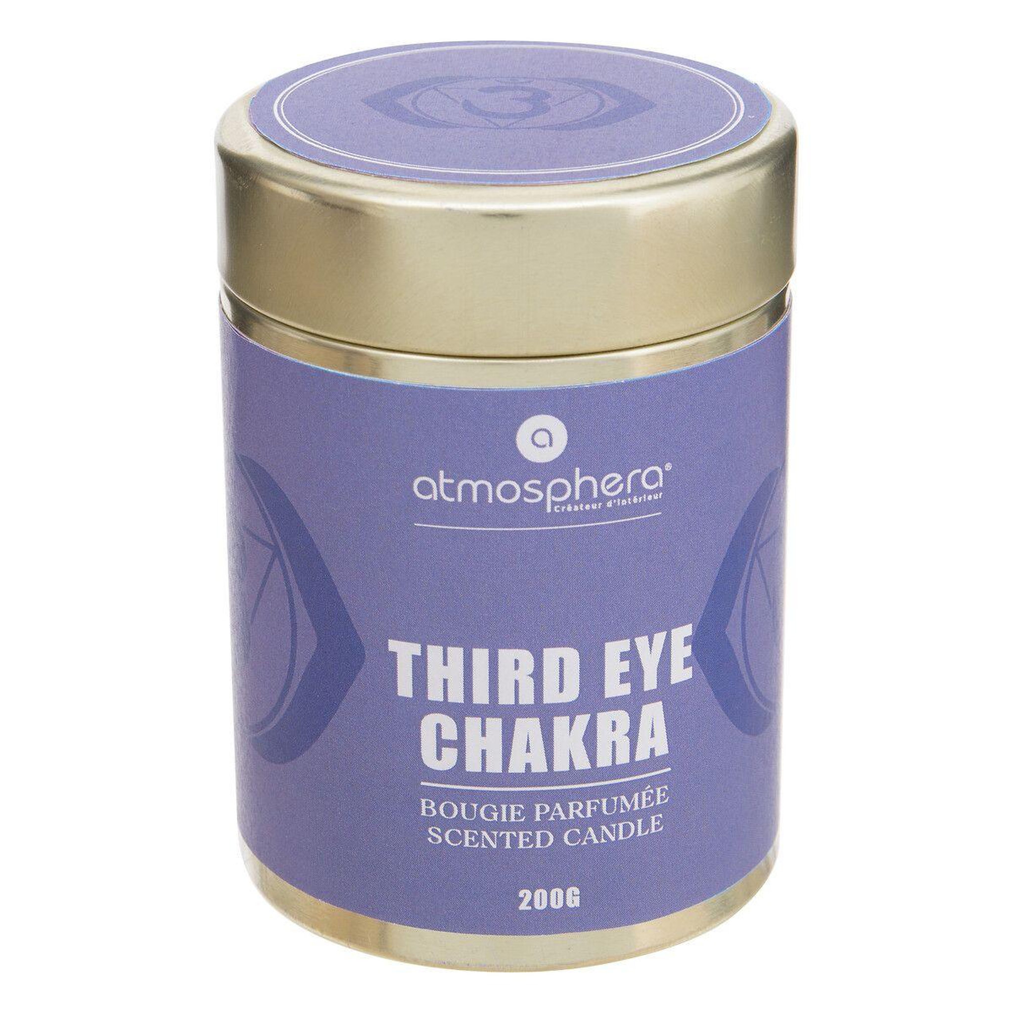ATMOSPHERA Bougie parfumée  chakra  200g mauve couronne