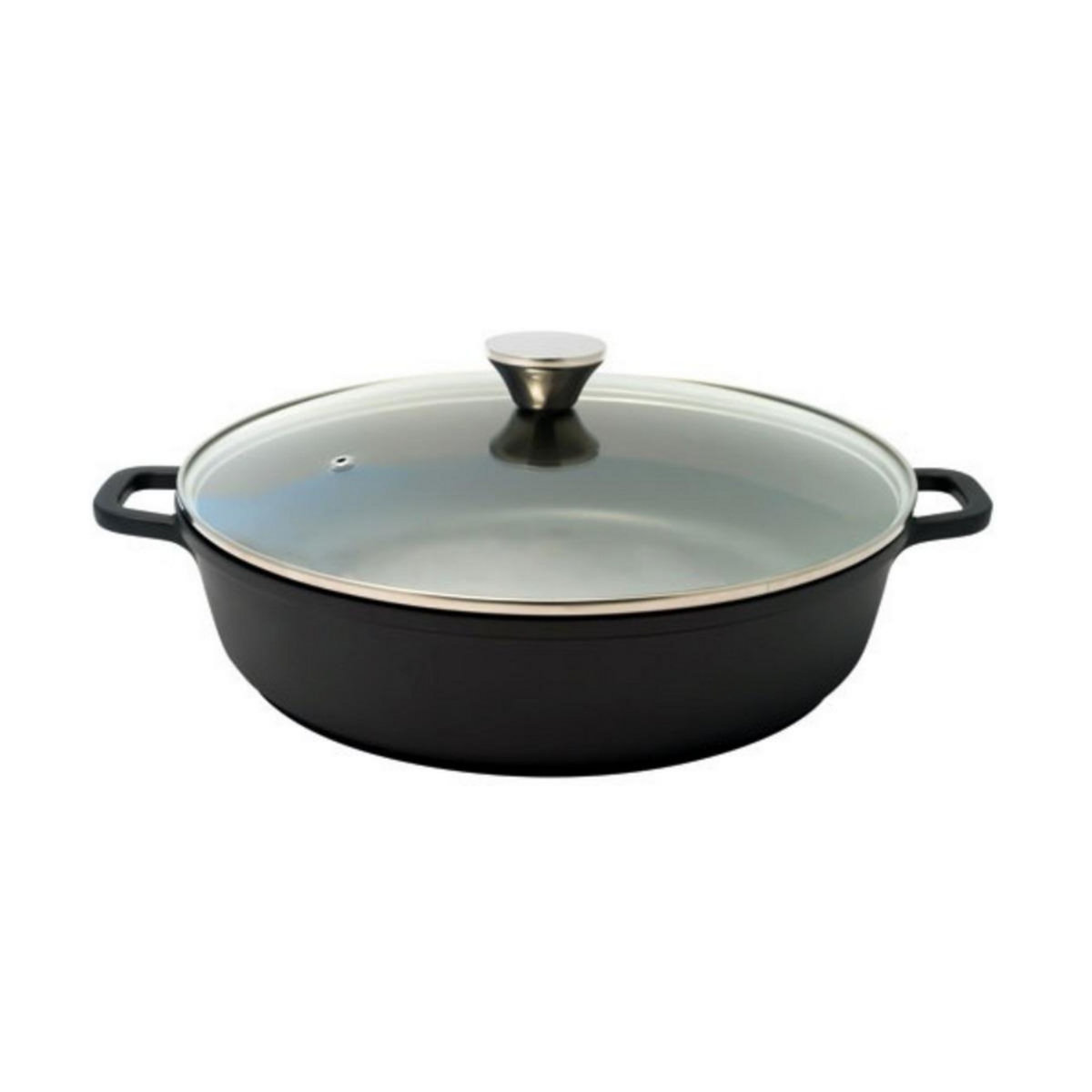BAUMALU Cocotte en fonte 32cm 5l noir - 384940