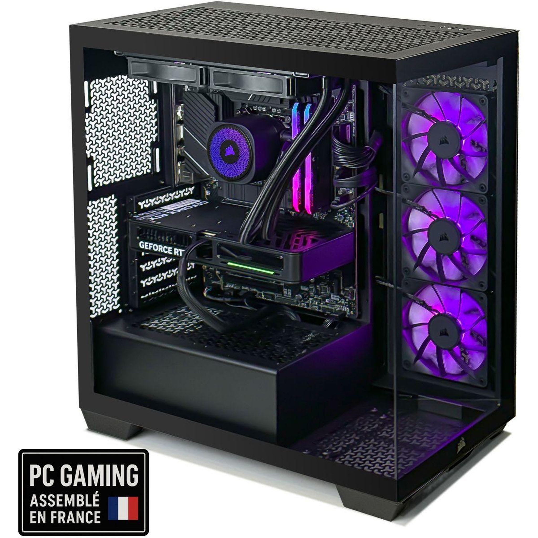 Voir la diapositive 5 : Corsair PC Gamer 3500X – AMD Ryzen 7 9800X3D – NVIDIA GeForce RTX 5080 – 32 Go RAM DDR5 – SSD 1 To