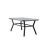 Voir la diapositive 6 : Paris Prix Table de Jardin  Virya  160cm Noir & Gris
