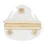 Voir la diapositive 2 : Paris Prix Table d'Appoint Scandinave  Shelly  48cm Blanc & Naturel