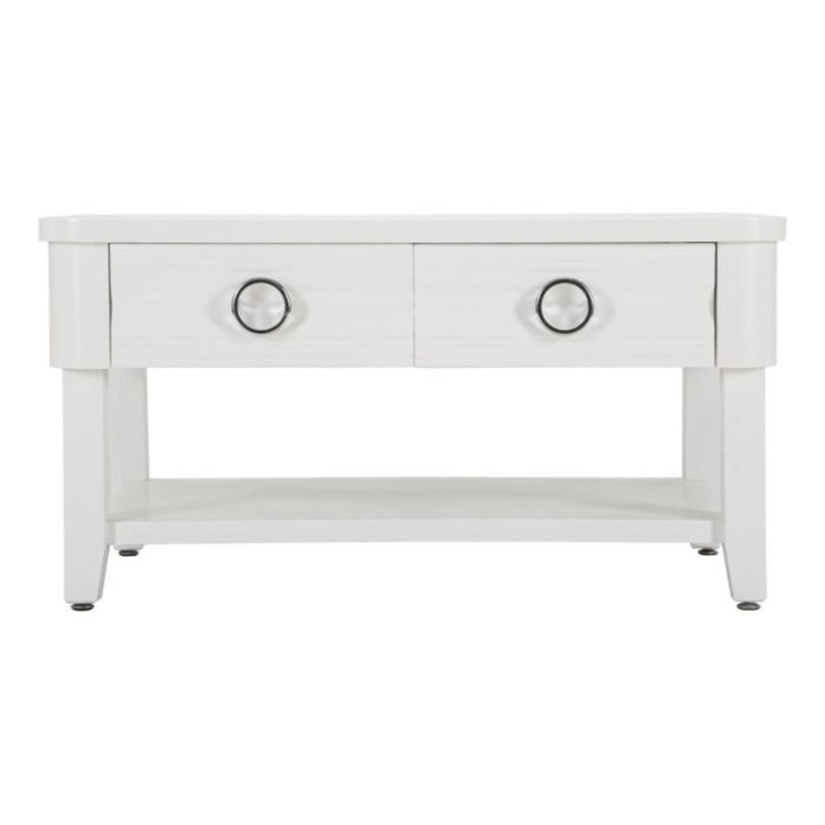 Paris Prix Table Basse en Bois  Shine  90cm Blanc