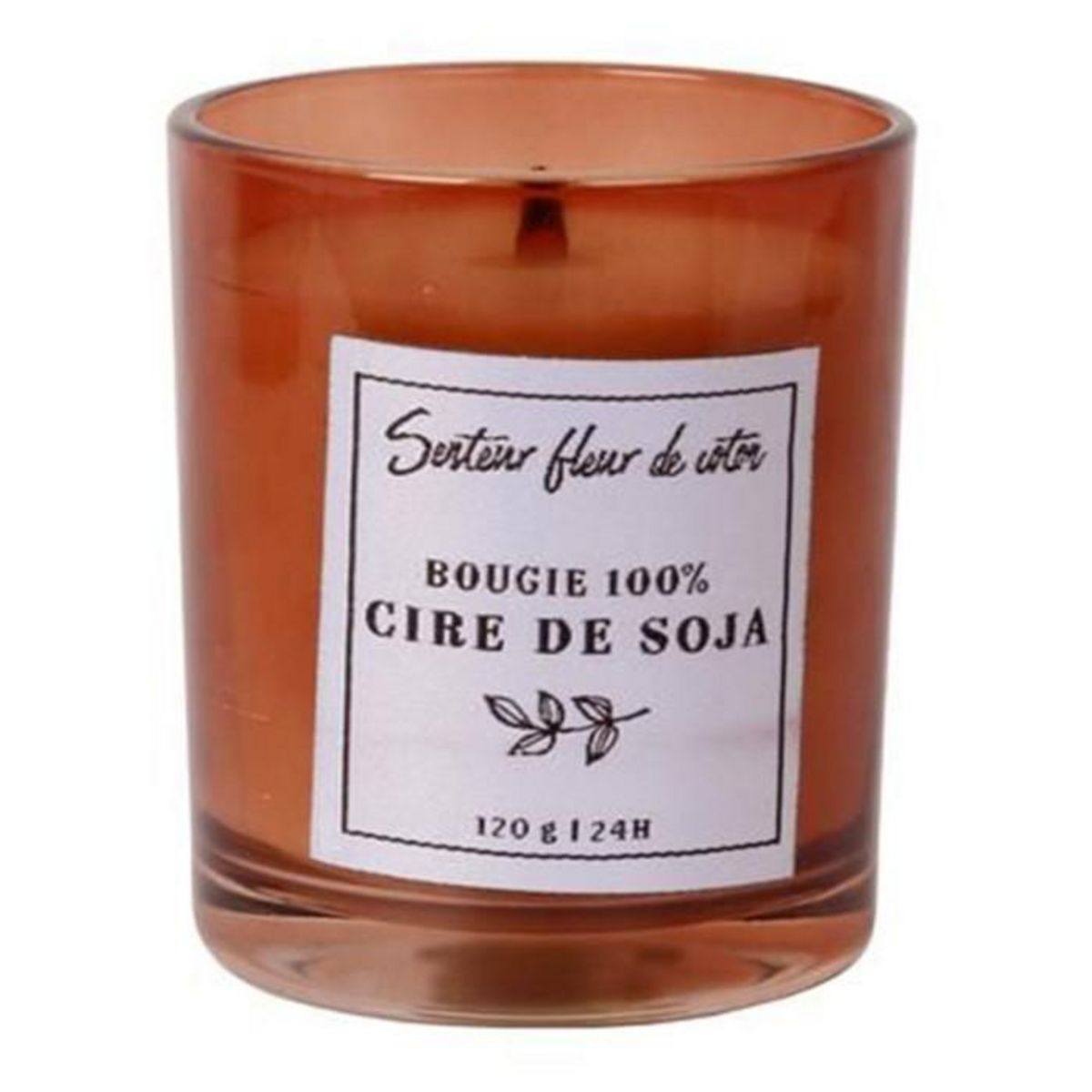 Paris Prix Bougie Parfumée  Cire de Soja  8cm Fleur de Coton