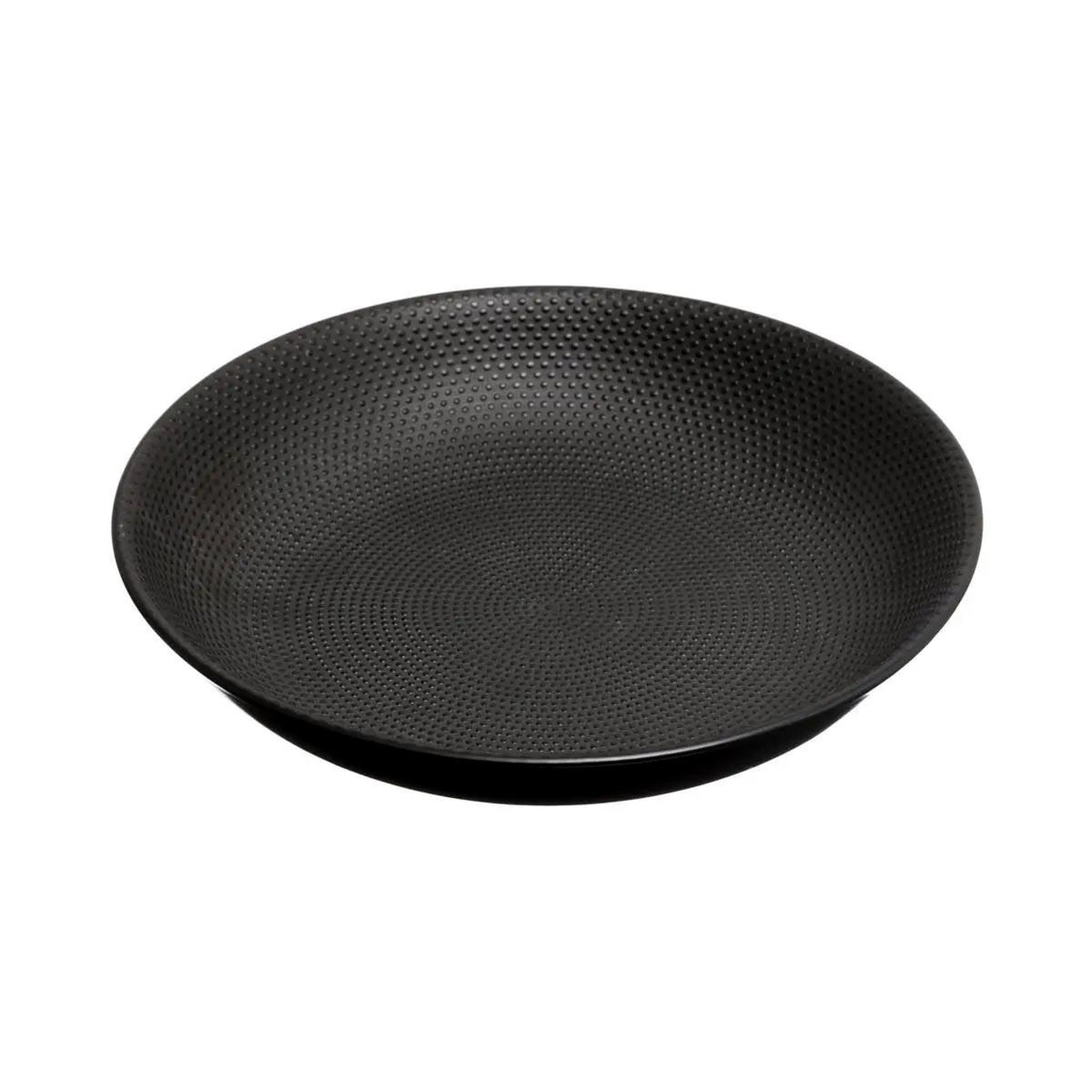 Voir la diapositive 2 : SECRET DE GOURMET Lot de 6 assiettes creuses  caviar  20cm noir