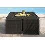 Voir la diapositive 5 : DCB GARDEN Salon de jardin encastrable 8 personnes noir OCEANE