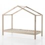 Voir la diapositive 2 : Paris Prix Pack - Lit Enfant Cabane & Matelas  Dallas III  90x200cm Naturel