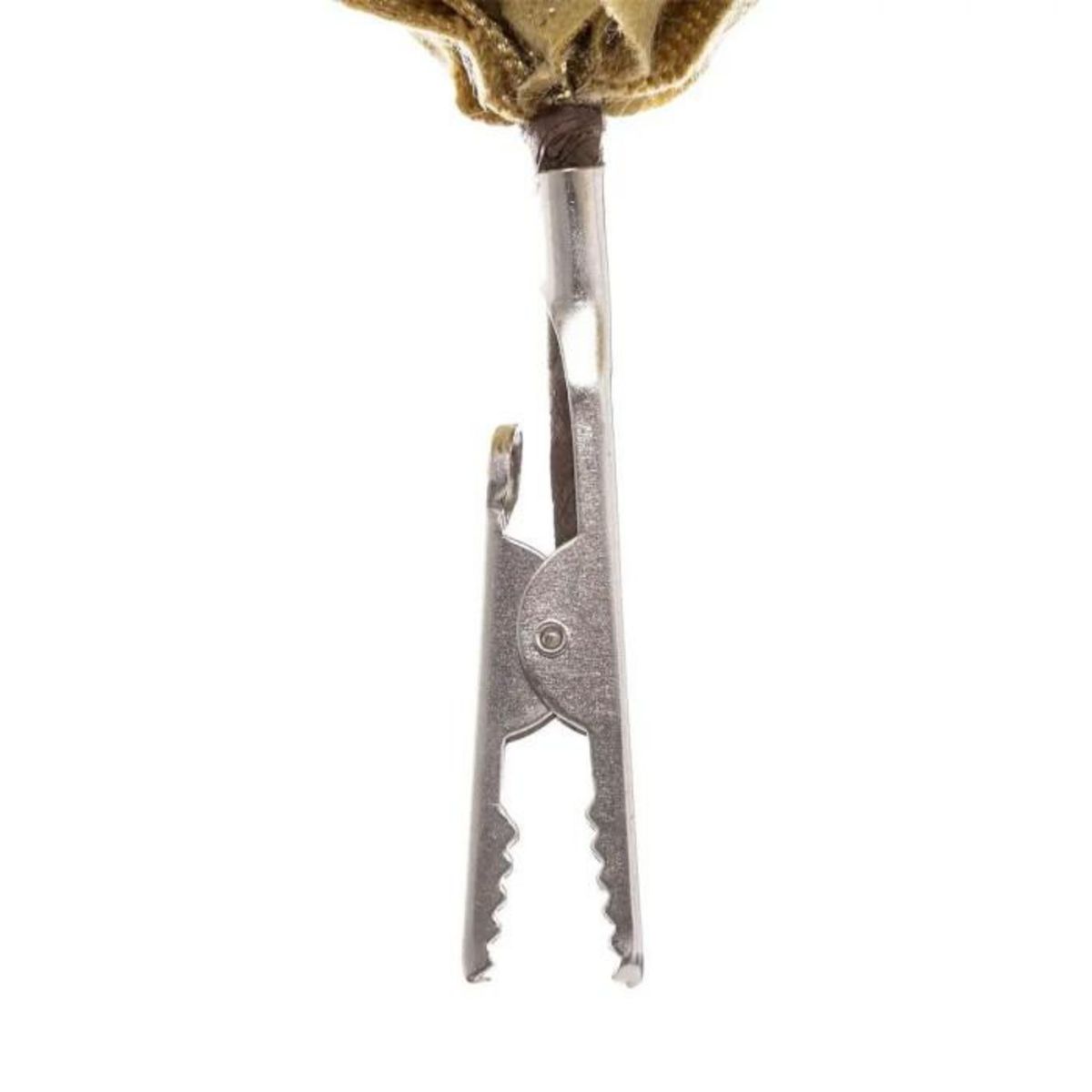 ATMOSPHERA Sujet de Noël Déco  Poinsettia  21cm Or