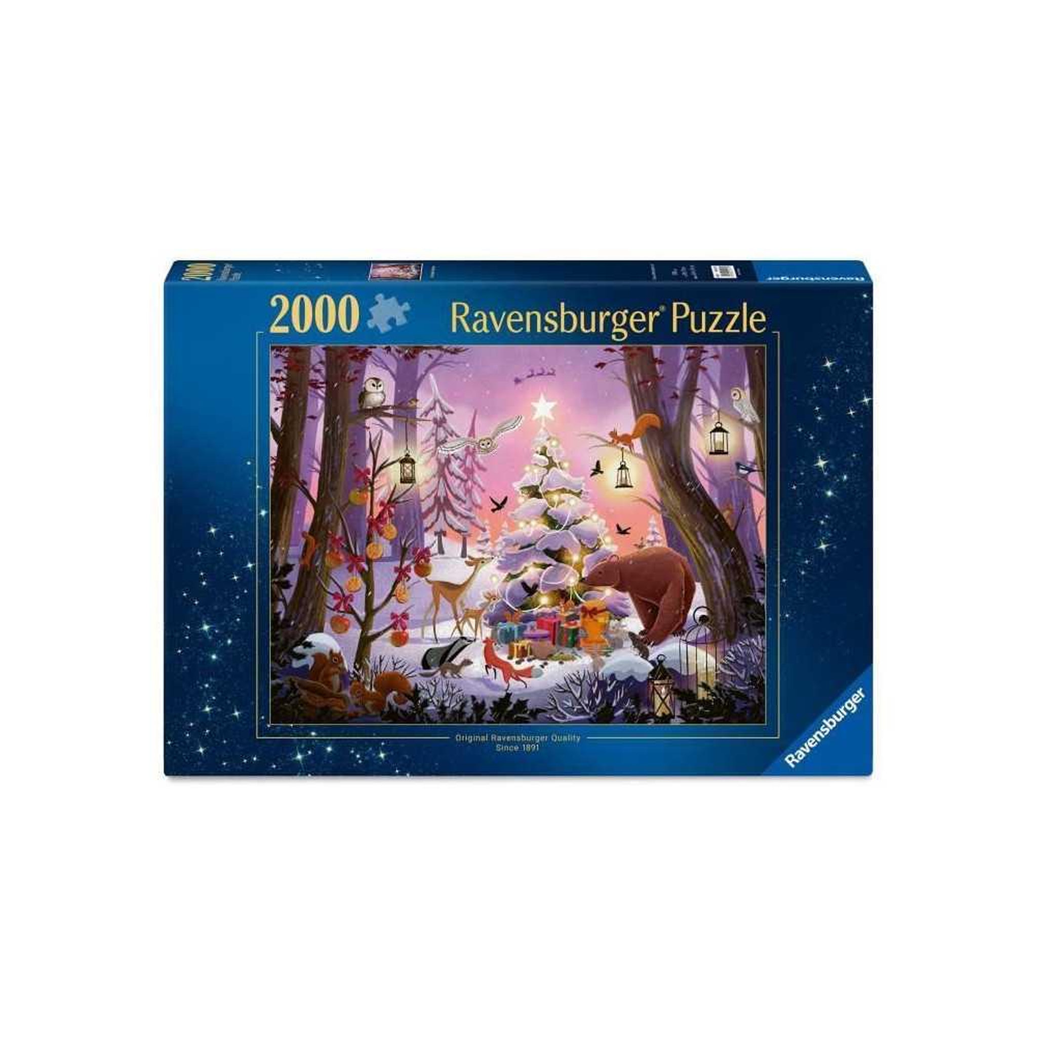 RAVENSBURGER Puzzle adulte 2000 pièces – Thème Noël – Educa